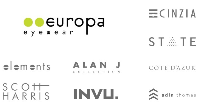 logomarca nome grego europa oculos moda